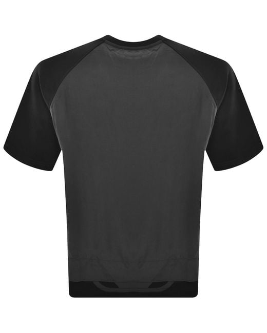 Armani Black Emporio Short Sleeve Sweatshirt for men