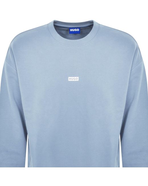 HUGO Blue Naviu Sweatshirt for men