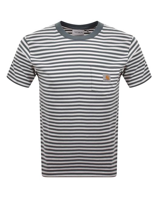 Carhartt Black Ezra Pocket T Shirt for men