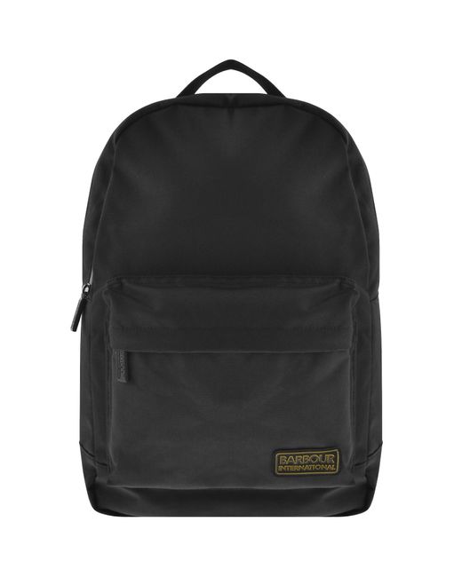 Barbour Black Knockhill Backpack for men