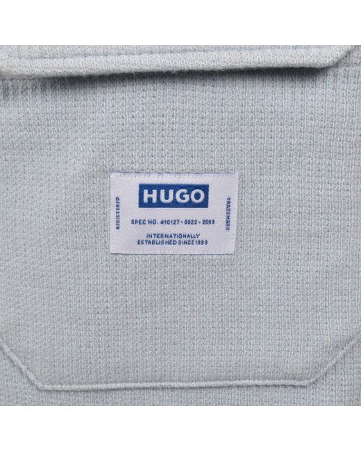 HUGO Blue Ebaffino Shirt for men