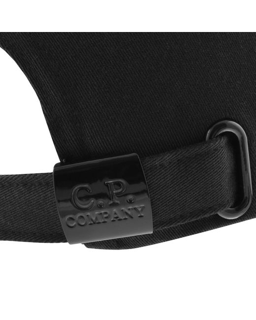 C P Company Black Cp Company Baseball Cap for men