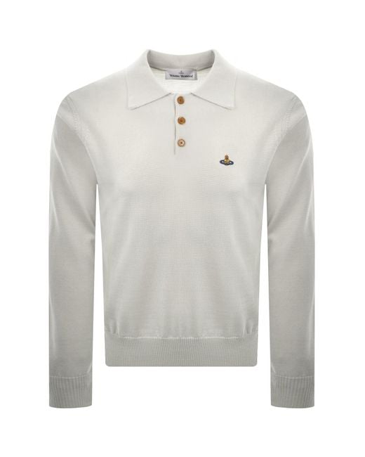 Vivienne Westwood Gray Merino Wool Polo for men