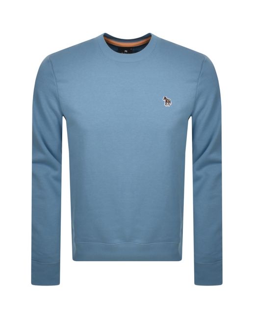 Paul Smith Blue Crew Neck Sweatshirt for men