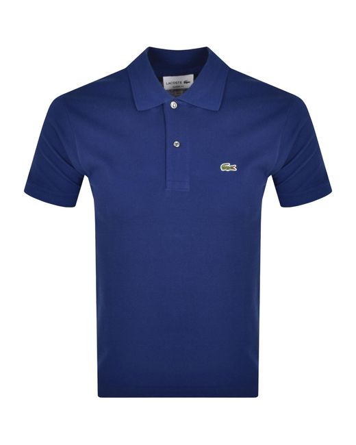 Lacoste Blue Core Essentials Polo T Shirt for men