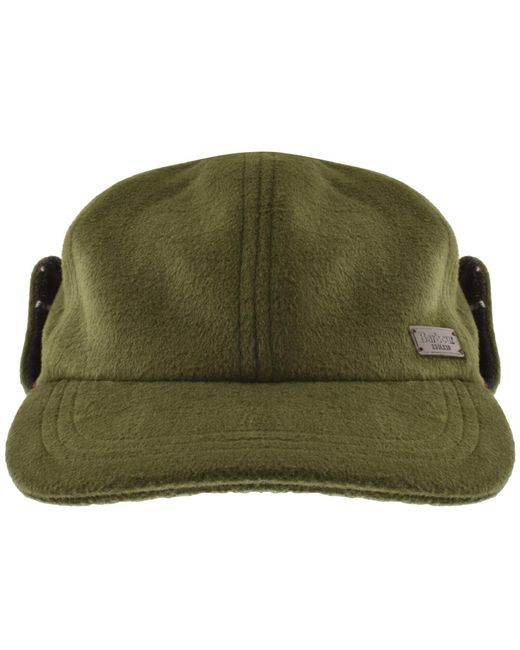 Barbour Green Lewis Trapper Hat for men