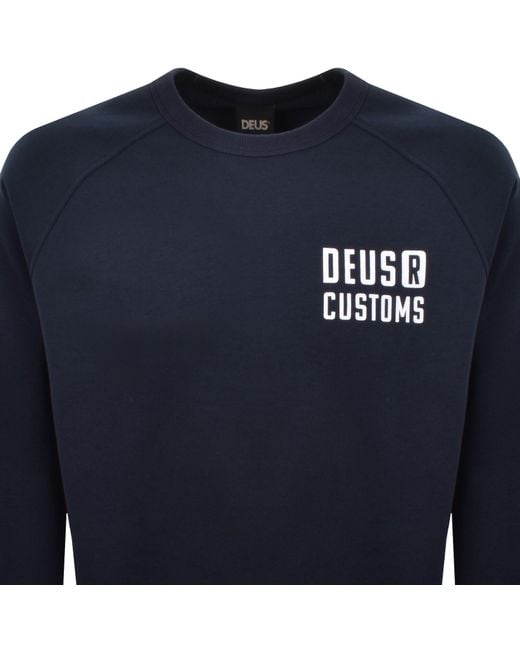 Deus Ex Machina Blue Flecks Sweatshirt for men