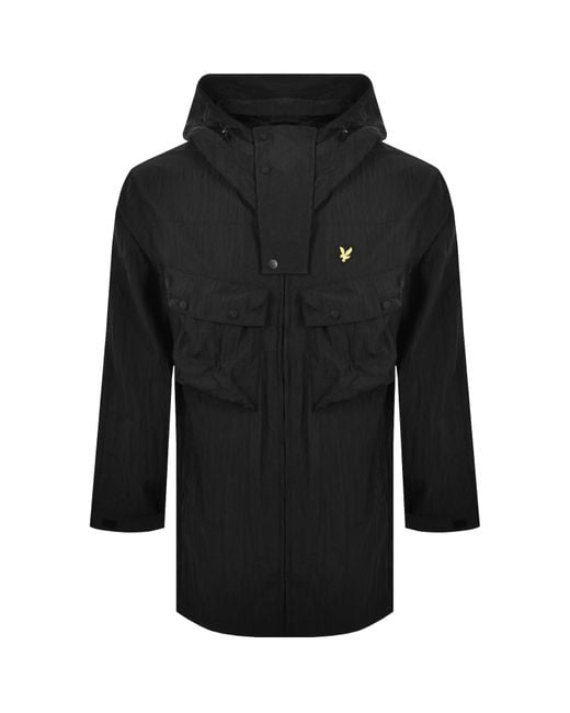 Lyle Scott Men's Black Guard Parka Jacket