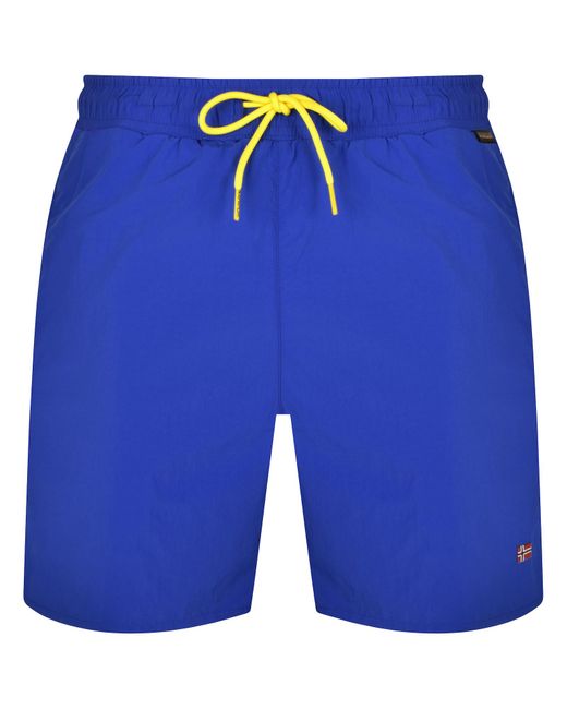 Napapijri Blue V Haldane Swim Shorts for men