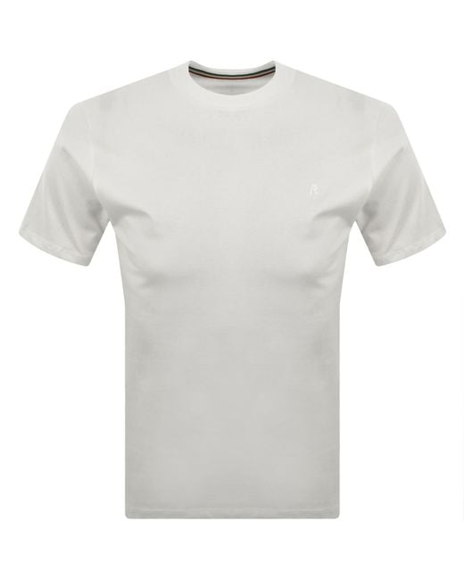 Replay Gray Logo T Shirt for men