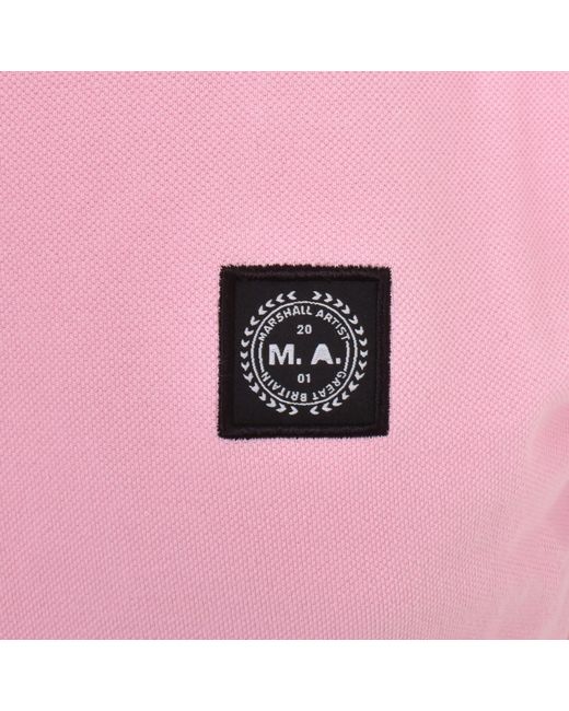 Marshall Artist Pink Siren Polo T Shirt for men