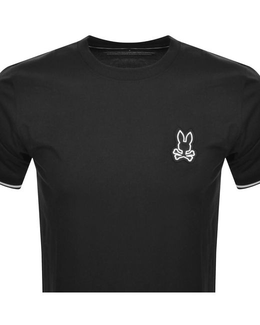 Psycho Bunny Black Lenox Fashion T Shirt for men