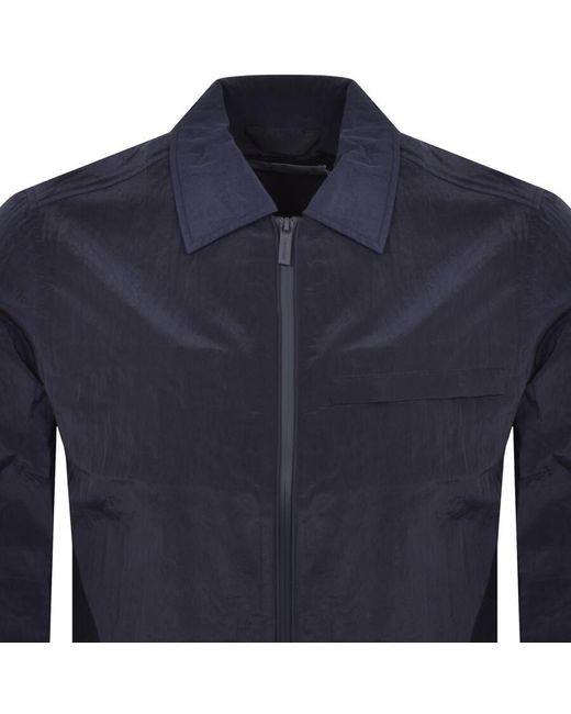 Calvin Klein Blue Crinkle 2.0 Overshirt for men