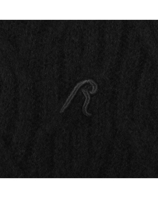 Replay Black Crew Neck Knit Jumper for men
