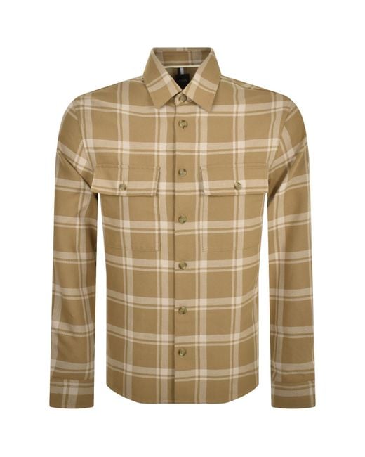 BOSS BUSINESS Natural Boss C Owen Overshirt for men
