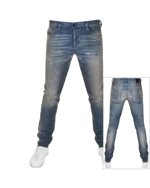 DIESEL Blue Tepphar 084aq Jeans for men