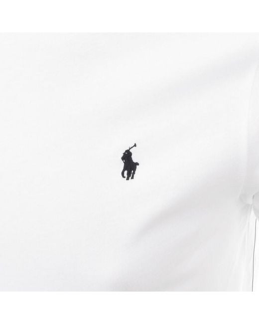 Ralph Lauren White Crew Neck T Shirt for men
