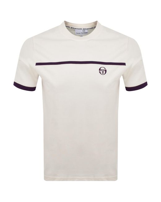 Sergio Tacchini White Wilding T Shirt for men