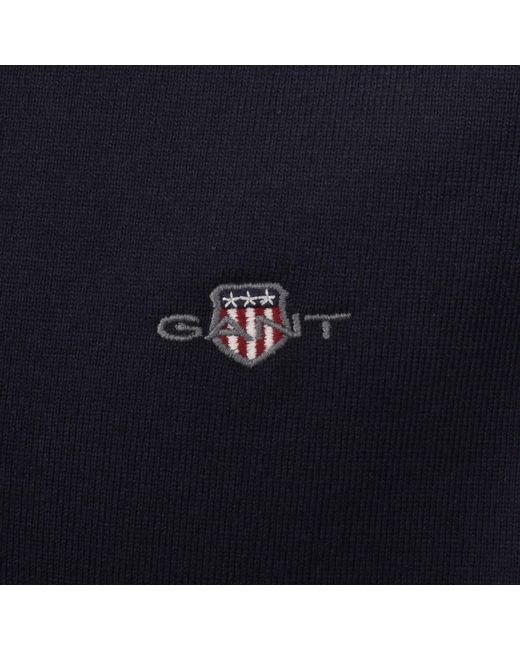 Gant Blue Striped Rugger Polo T Shirt for men