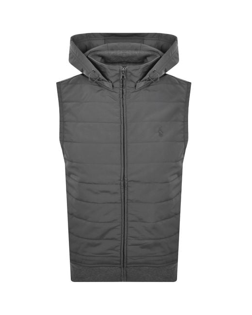 Ralph Lauren Gray Mix Gilet for men