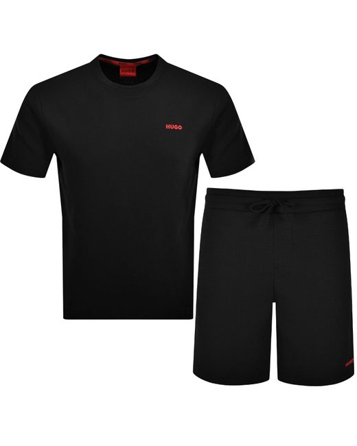 HUGO Black Austin Short Set for men