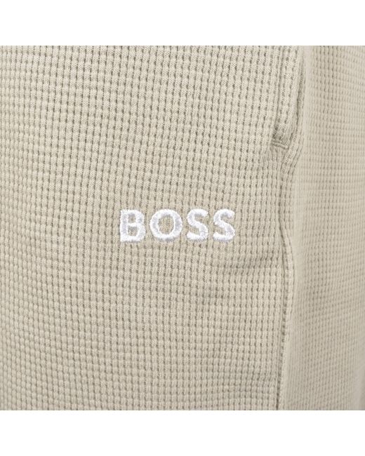 BOSS BUSINESS Natural Boss Waffle Shorts Light for men