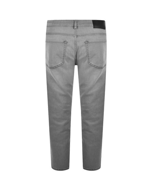 Boss Gray Boss Re Maine Regular Fit Jeans Light for men