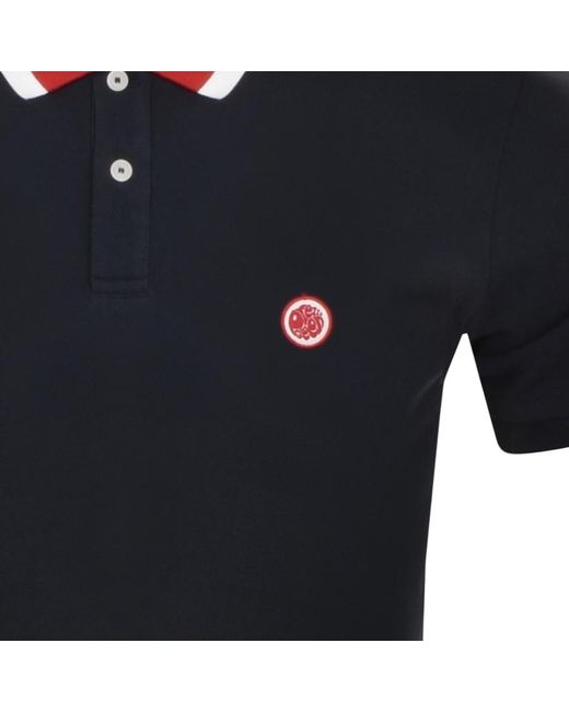 Pretty Green Cotton Tilby Polo T Shirt 