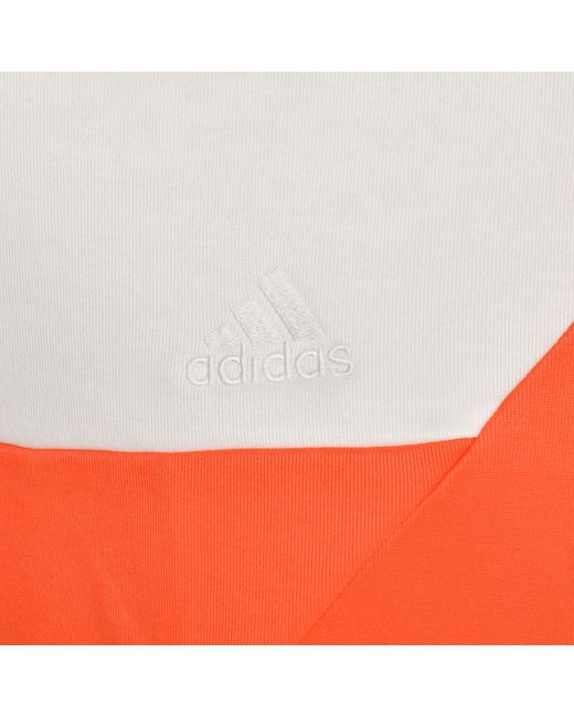 Adidas Originals Orange Adidas Sportswear Tiro Full Zip Track Top for men