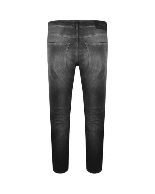 BOSS BUSINESS Gray Boss Delaware Slim Fit Jeans for men