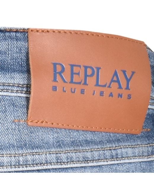 Replay Denim Anbass 573 Bio Mid Wash 