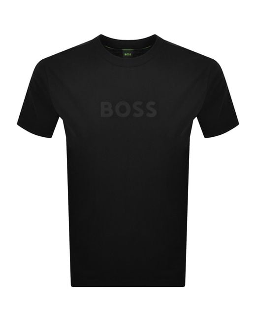 Boss Black Boss Silicon Logo T Shirt for men