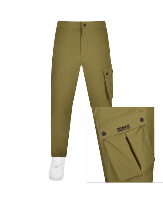 Barbour Green Tech Trousers for men