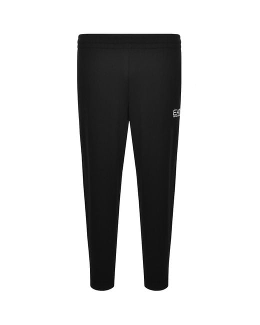 EA7 Black Emporio Armani Logo Tracksuit for men
