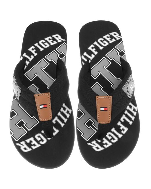tommy hilfiger beach flip flops