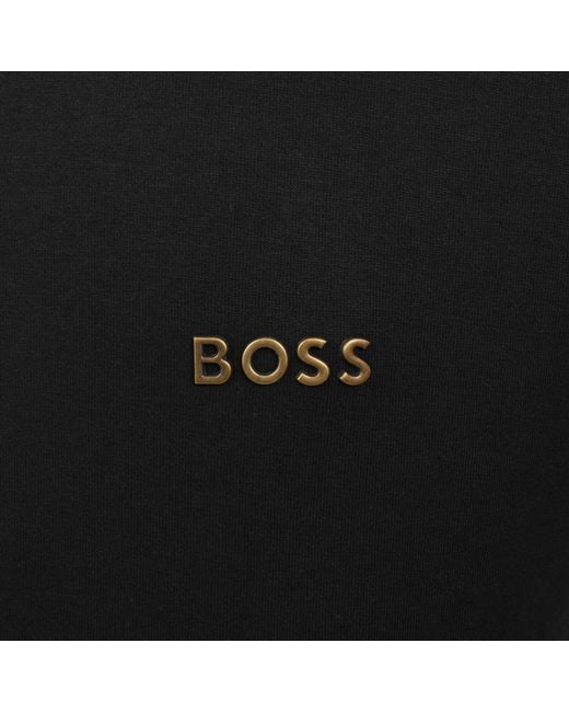 BOSS BUSINESS Black Boss Sense Full Zip Hoodie for men