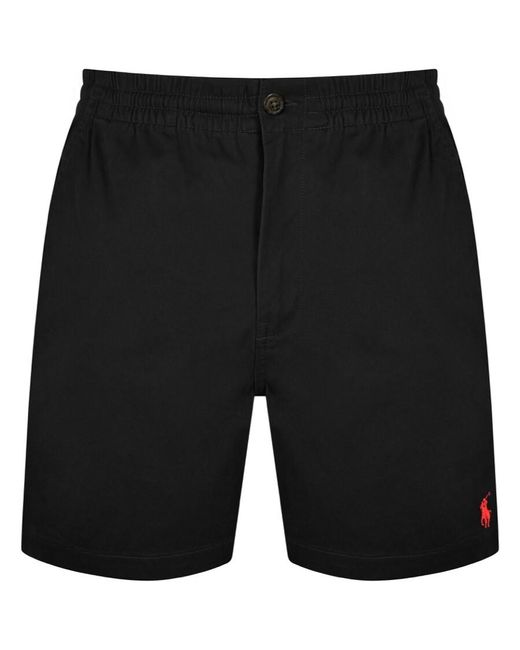 Ralph Lauren Black Classic Shorts for men
