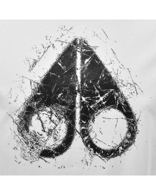 Moose Knuckles Gray Icebreak Logo T Shirt for men