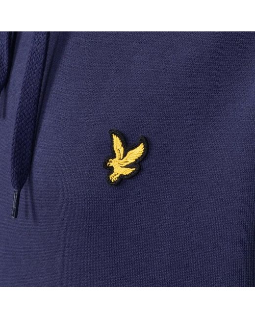 Lyle & Scott Blue Pullover Hoodie for men
