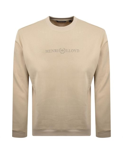 Henri Lloyd Natural Lytham Sweatshirt for men