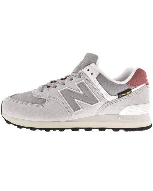 New Balance White 574 Trainers for men