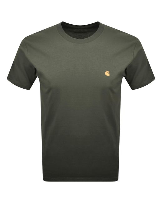 Carhartt Green Chase T Shirt for men