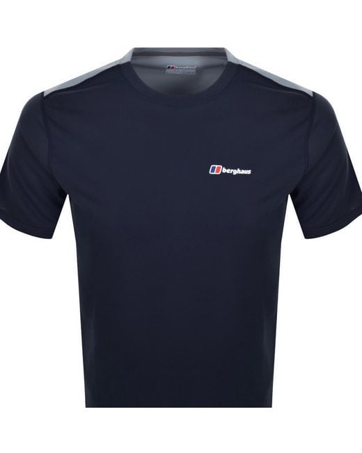 Berghaus Blue Terrain Trek Tech T Shirt for men