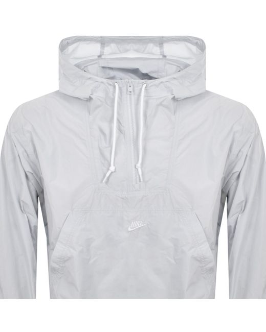 Nike Gray Marina Anorak Pullover Jacket for men