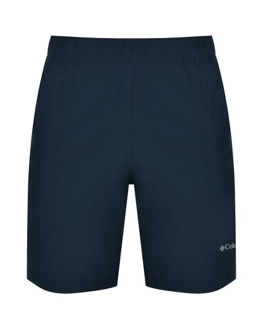 Columbia Blue Hike Colourblock Shorts for men