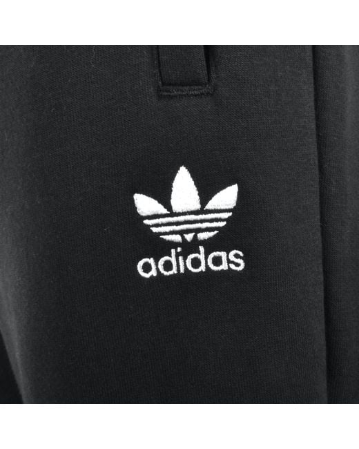 Adidas Originals Black Slim Fit Essential Joggers for men