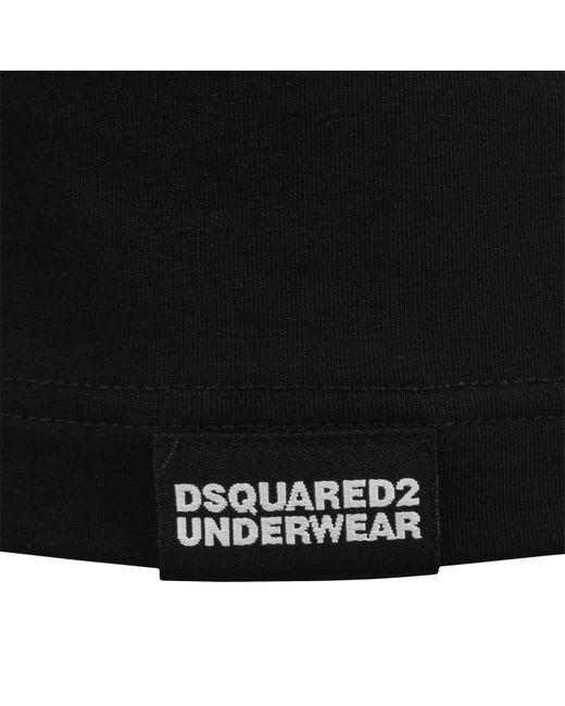 DSquared² Black Sleeve Logo T Shirt for men