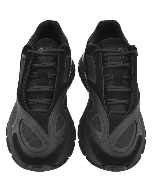 Mallet Black Orb Trainers for men
