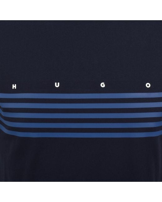 HUGO Blue Dempsy T Shirt for men