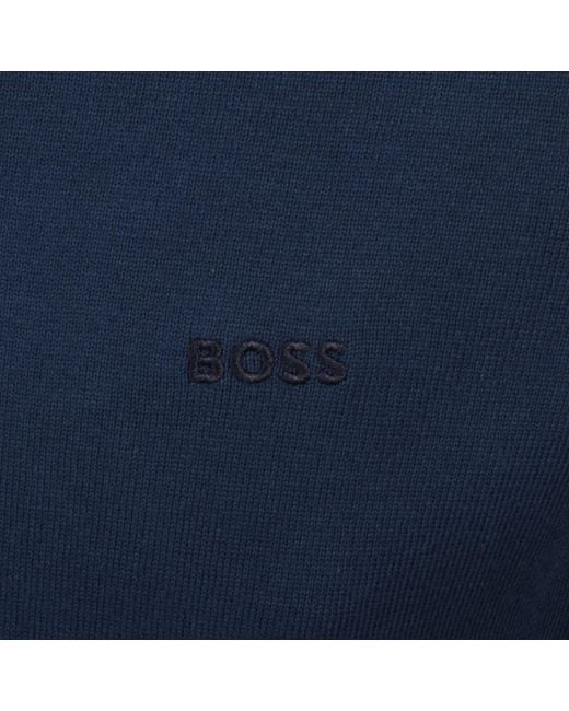 Boss Blue Boss Asac Polo Knit Jumper for men